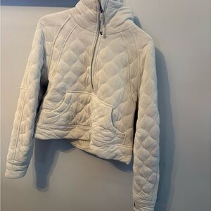 Women's Quilted White Jacket